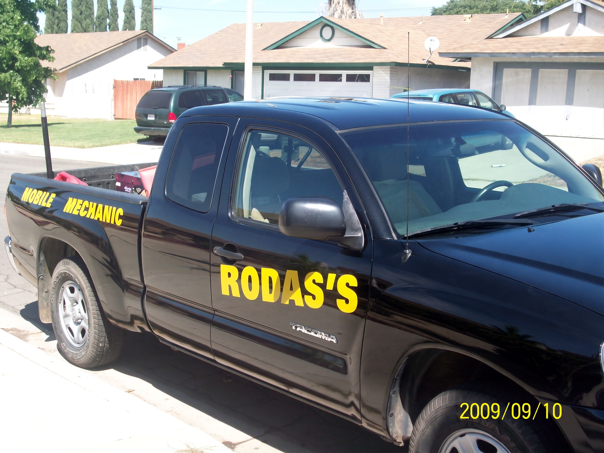 The original Rodas mobile mechanic pickup truck